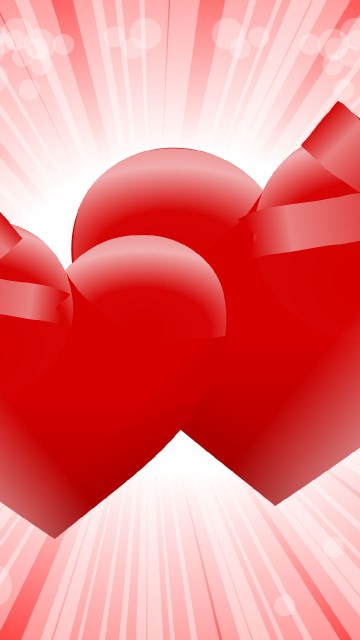 Image vector graphics, valentines day, heart, red, love