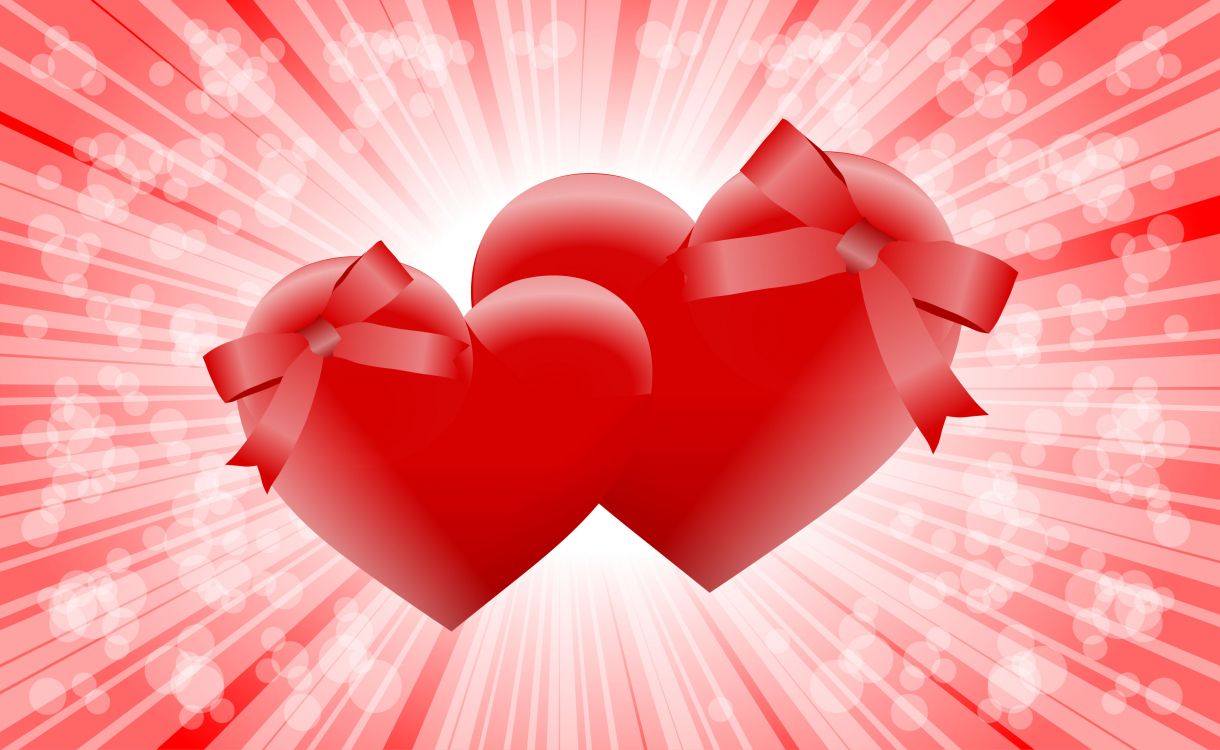 Vektor-Grafiken, Valentines Tag, Herzen, Liebe, Pink. Wallpaper in 3238x1989 Resolution