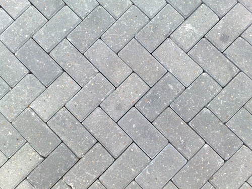 Image gray and brown brick floor