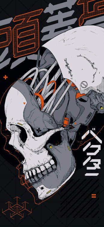 海报, 艺术, 流媒体, 忍者, 机械人 壁纸 1403x3039 允许