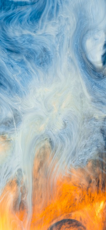 Image blue and white abstract painting