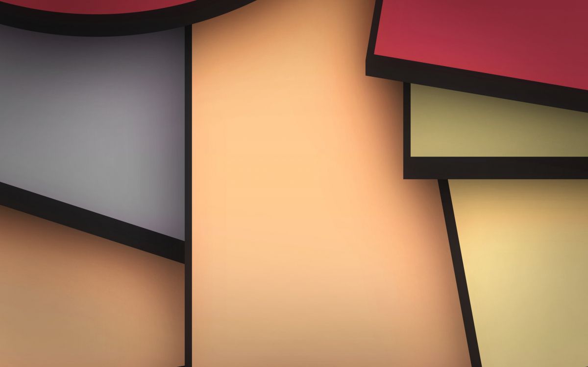 Schwarz-roter Flachbildfernseher an Der Wand. Wallpaper in 2560x1600 Resolution