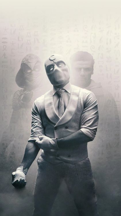 Cartel Del Caballero de la Luna, Caballero de la Luna, Marvel Studios, Cartel, Marvel. Wallpaper in 1080x1920 Resolution