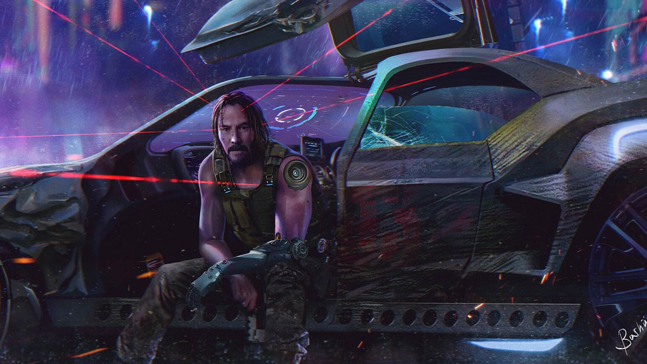 Cyberpunk, Keanu Reeves, Cyberpunk 2077, Cyberpunk 2020, Entretenimiento. Wallpaper in 5120x2880 Resolution