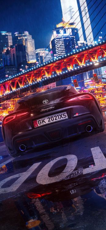 Sportwagen, Car, Luxusauto, Toyota, 2020 Toyota Supra. Wallpaper in 1080x2340 Resolution