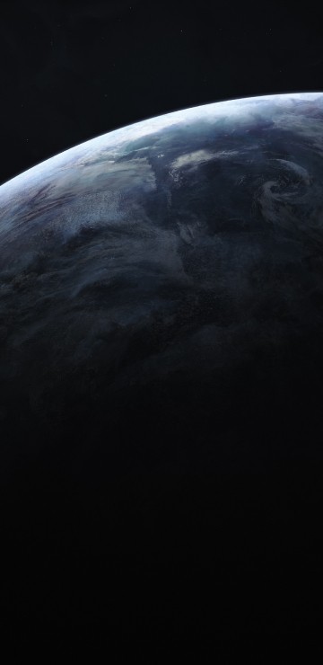 Image full moon in the night sky
