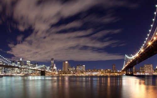 Image city skyline during night time