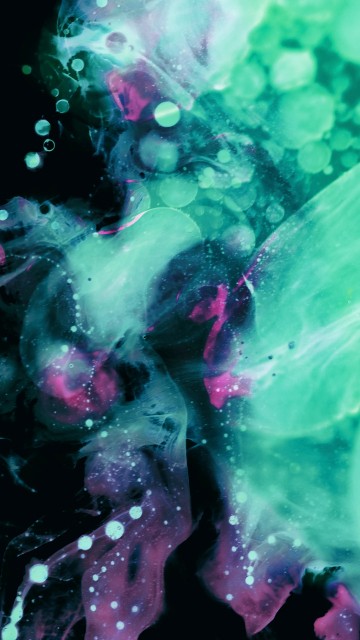 Image everpix, teal, apples, graphics, fractal art