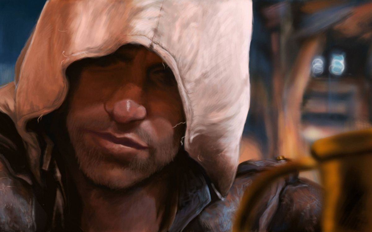 Assassins Creed, Barbanegra, Desmond Miles, Edward Kenway, Connor Kenway. Wallpaper in 2880x1800 Resolution
