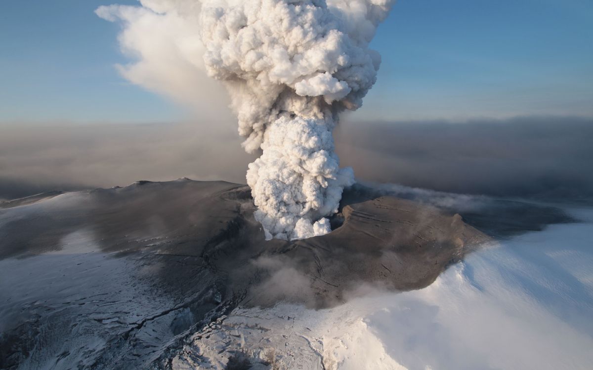 2010年埃亚菲亚德拉火山喷发, 火山灰, 熔岩圆顶, 火山的地貌, 类型的火山爆发 壁纸 3840x2400 允许