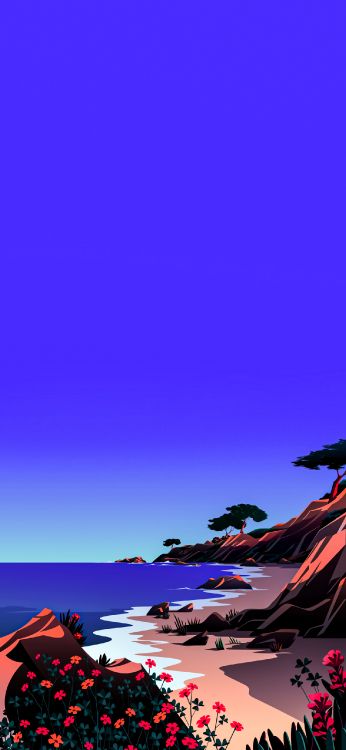 Apple, IOS, IOS 14, Eau, Blue. Wallpaper in 1284x2778 Resolution