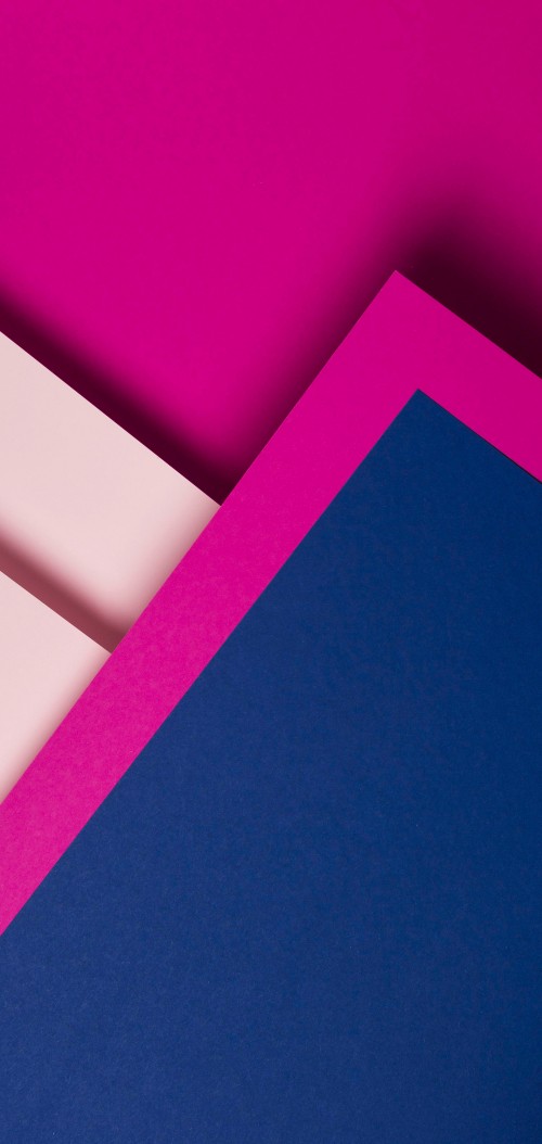Image architecture, light, blue, red, pink
