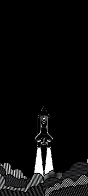 Raum, Minimalismus, Kunst, Malerei, Raumschiff. Wallpaper in 1440x3200 Resolution