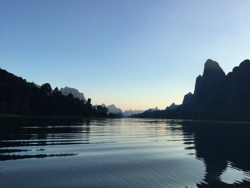 Image reflection, body of water, mountainous landforms, nature, coast