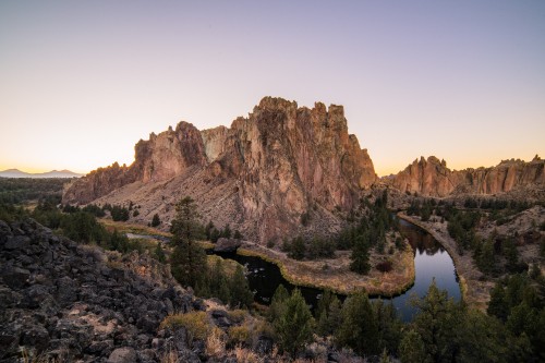 Image smith rock state park, crooked river, park, redmond, state park
