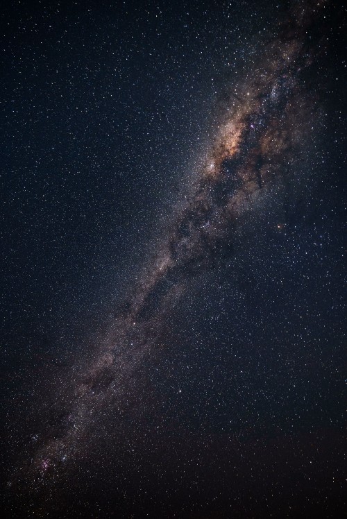 Image blue and white starry night sky