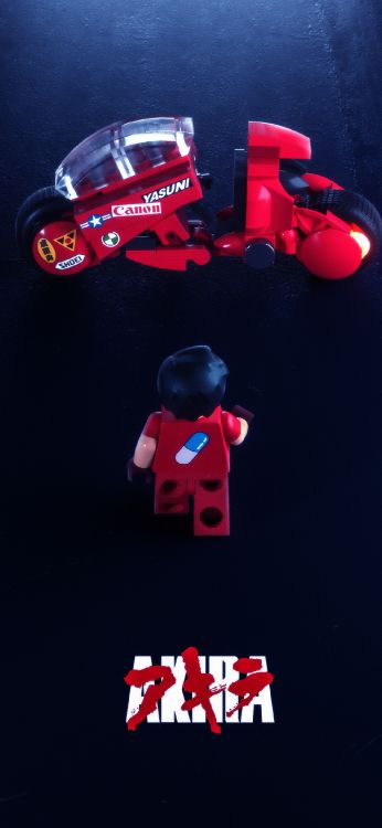 Lego, Akira, L'anime, L'éclairage Automobile, Manche. Wallpaper in 1170x2535 Resolution