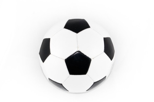 Image white and black soccer ball