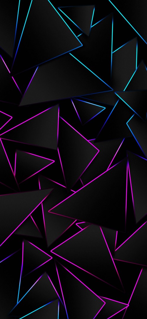 Image triangle, art, purple, violet, line