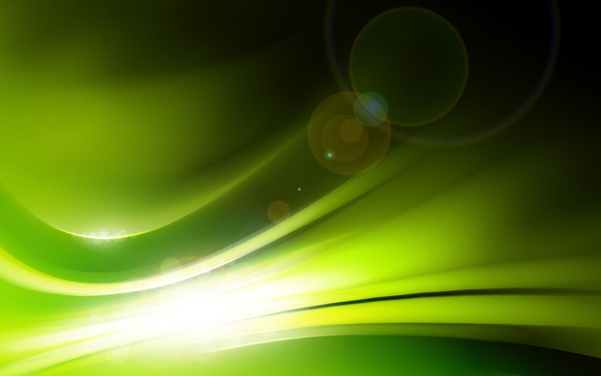 Grüne Und Weiße Lichtillustration. Wallpaper in 1920x1200 Resolution