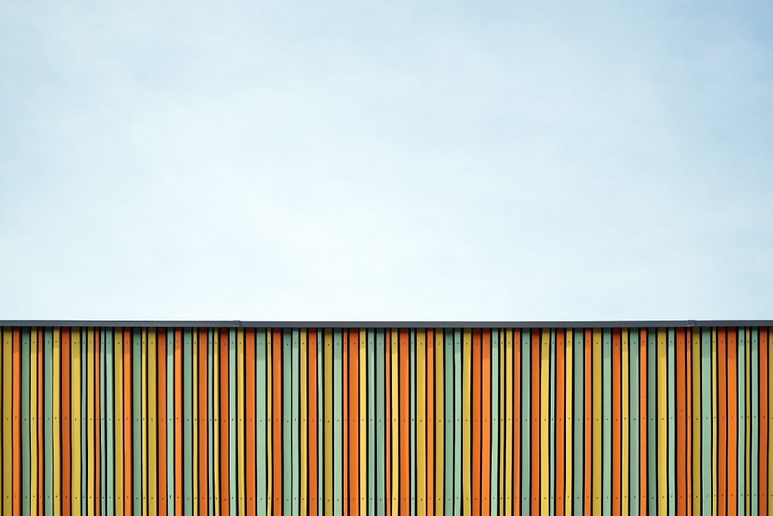 brown and black striped wall