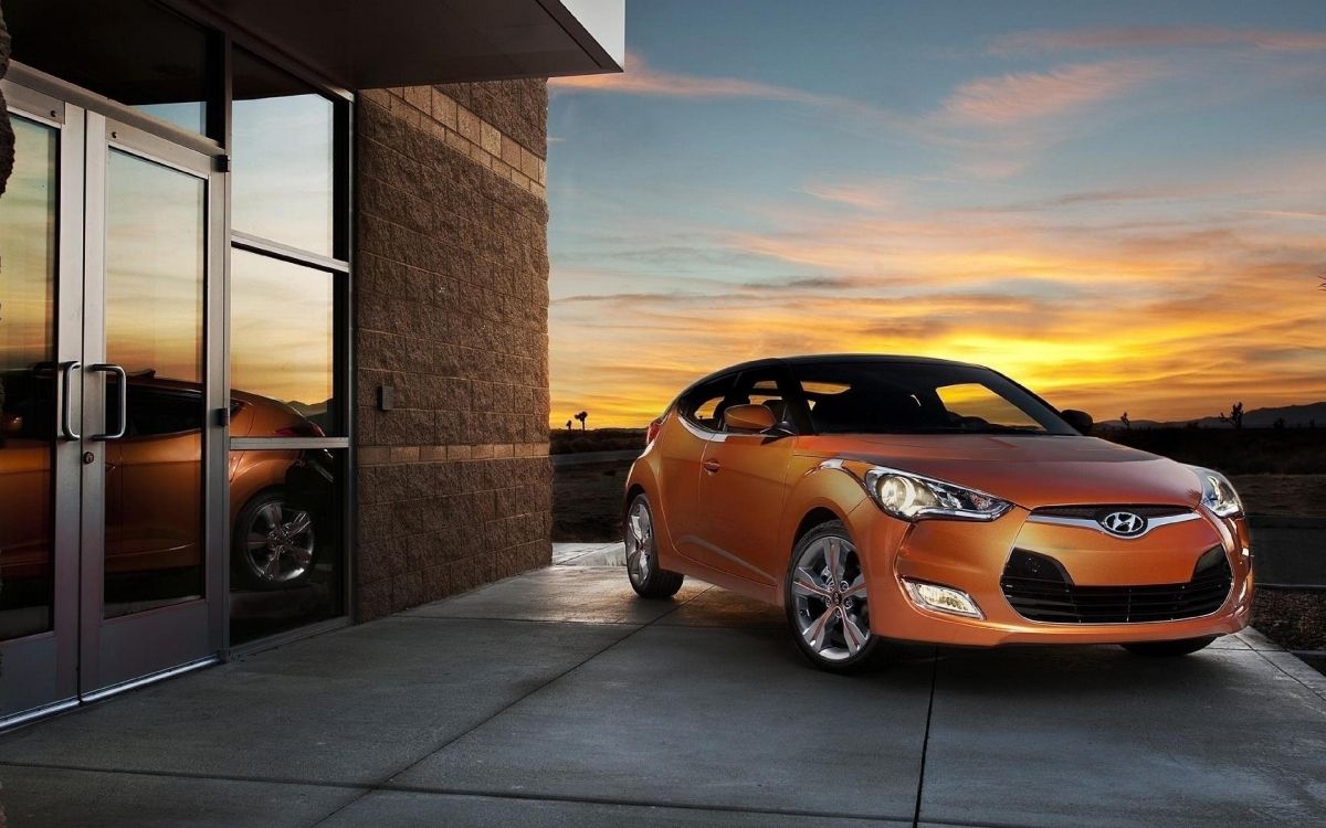 2012 现代 Veloster, 现代汽车, 2014 现代 Veloster, 政变, 两厢 壁纸 3840x2400 允许
