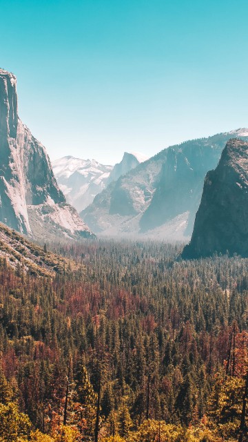 Image Yosemite Falls, wawona tunnel, Half Dome, national park, death valley national park