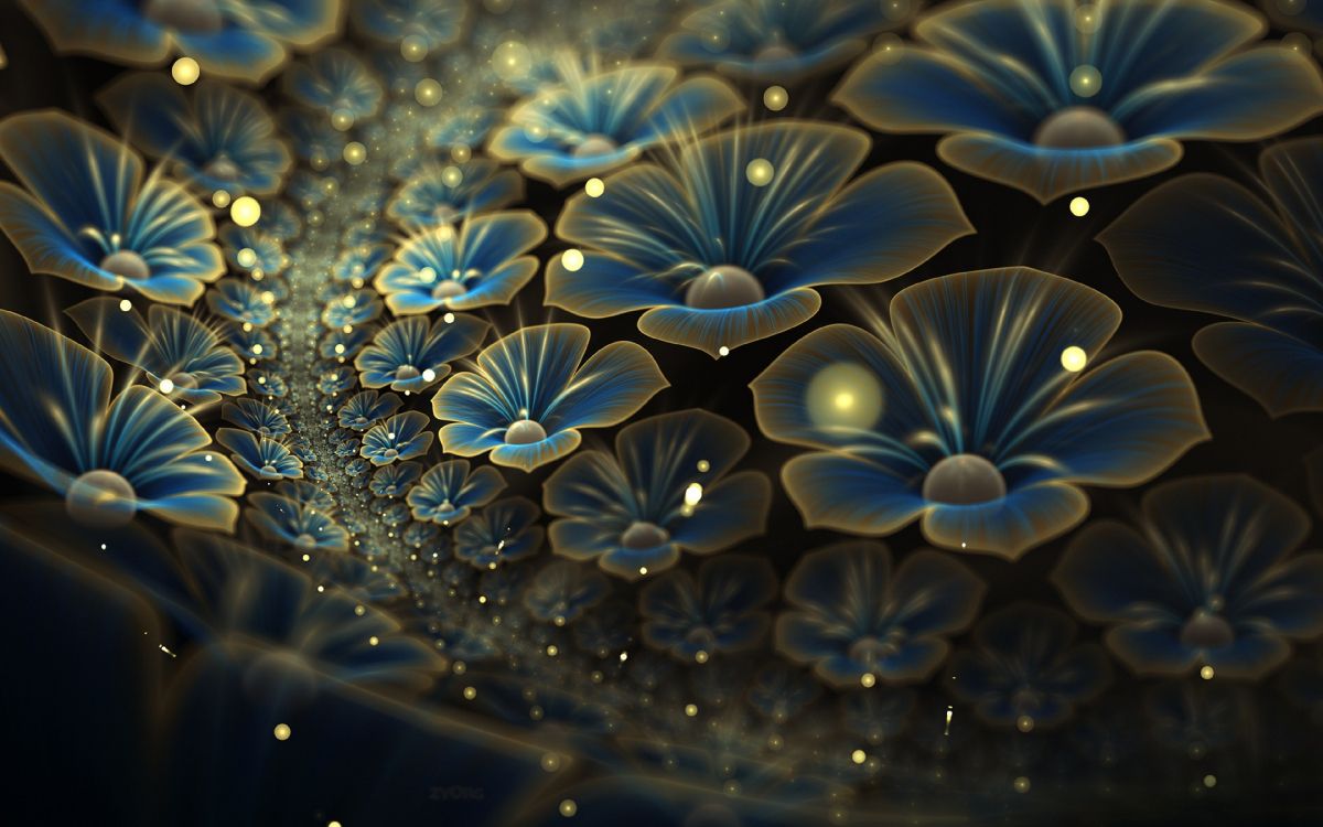 Fractales, Art Fractal, Design Floral, Conception, L'art Numérique. Wallpaper in 3840x2400 Resolution
