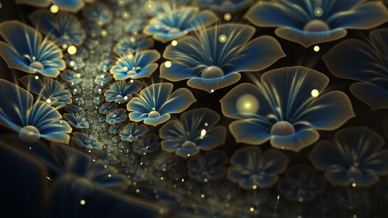Image fractal, fractal art, floral design, flower, design