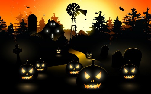 Image vector graphics, Haunted house, Haunted attraction, Pumpkin, darkness