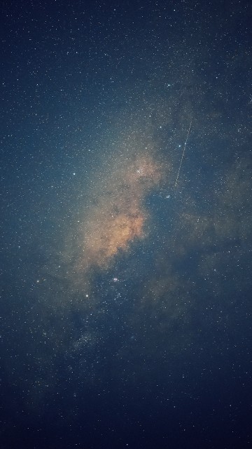 Image blue sky with stars during night time