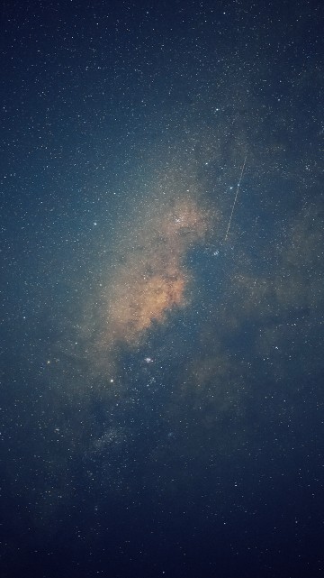 Image blue sky with stars during night time