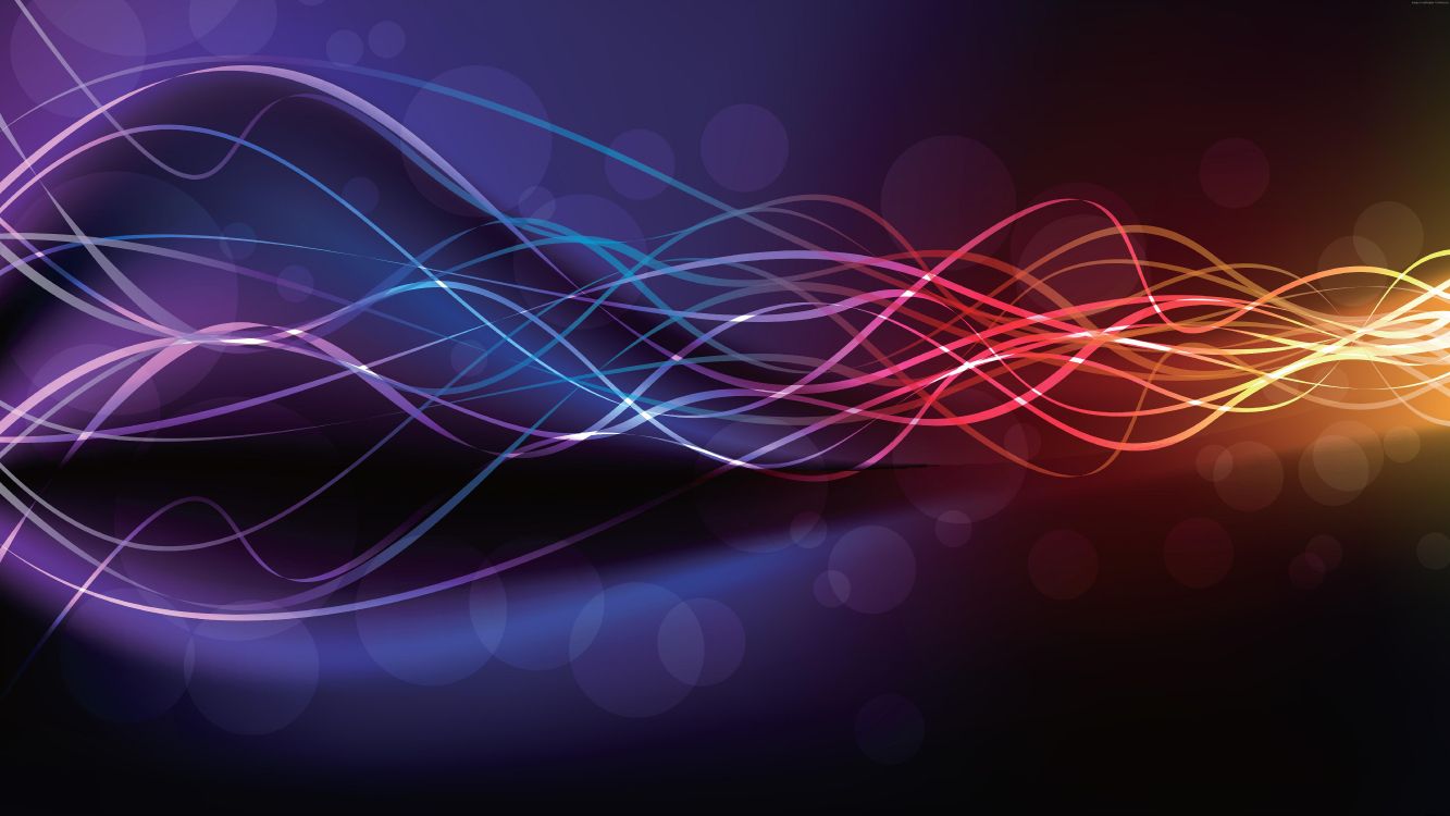 White and Blue Light Illustration. Wallpaper in 7680x4320 Resolution