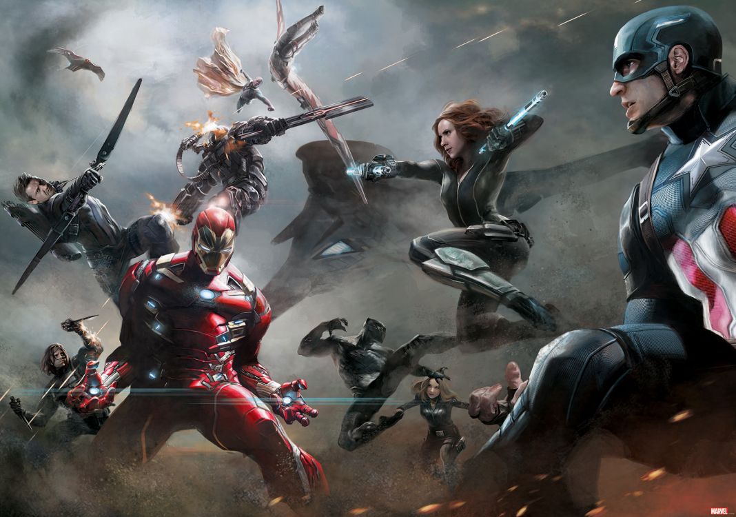 Captain America, Iron Man, Marvel, Black Panther, Pc-Spiel. Wallpaper in 2000x1404 Resolution