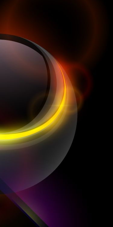 Naranja, Luz, Arte, Gas, Circulo. Wallpaper in 2750x5500 Resolution