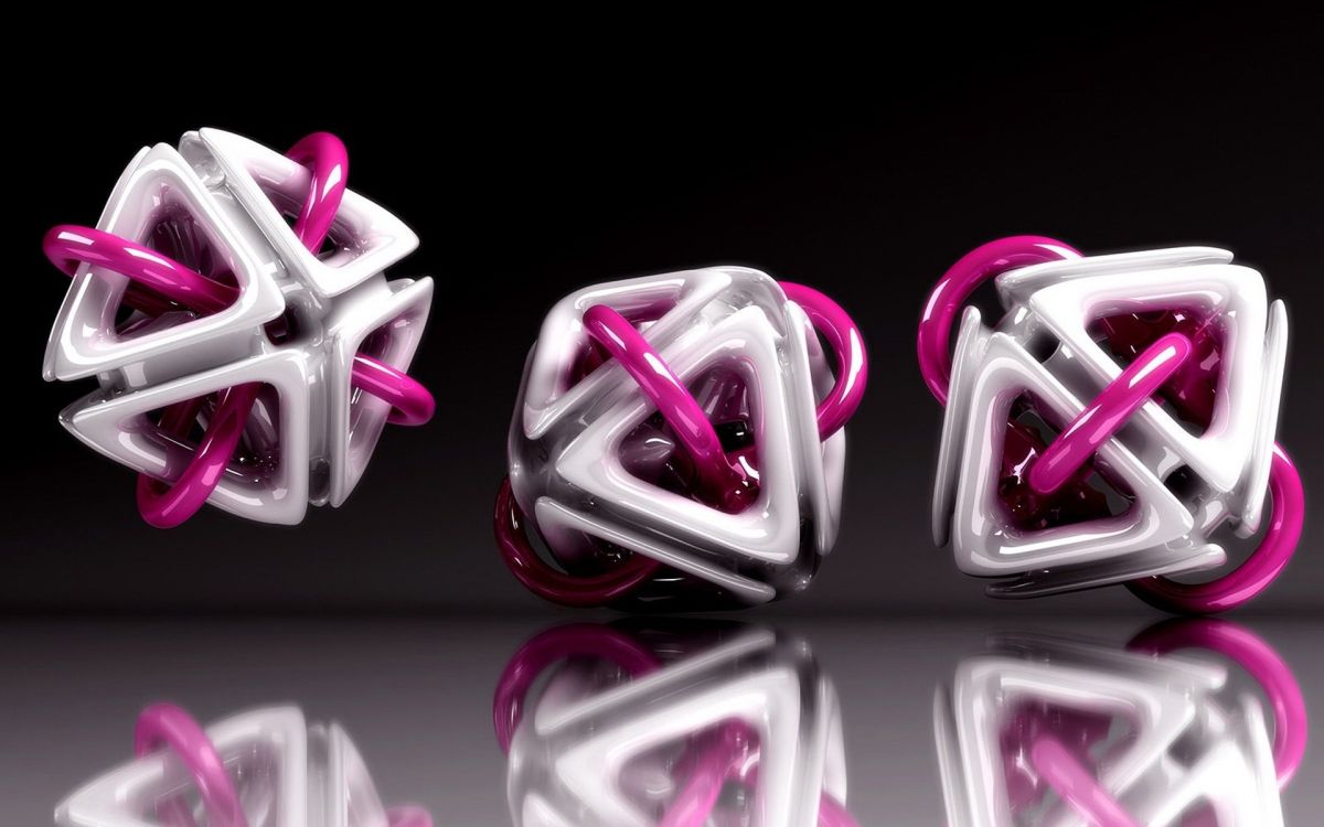 Rosa Und Weiße Herzförmige Bonbons. Wallpaper in 1920x1200 Resolution