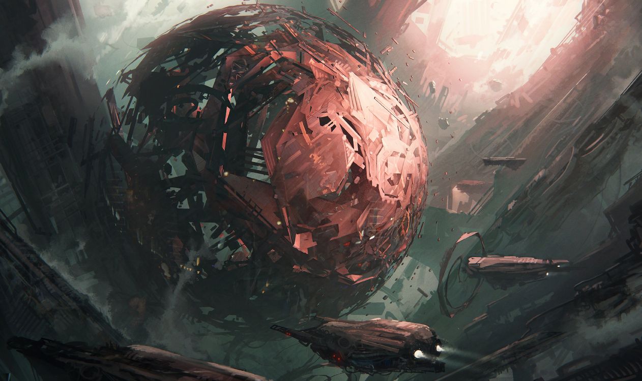 科幻小说, 艺术, 数字合成, 空间, 虚构的人物 壁纸 4000x2377 允许