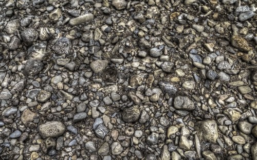 Image brown and gray stones on ground