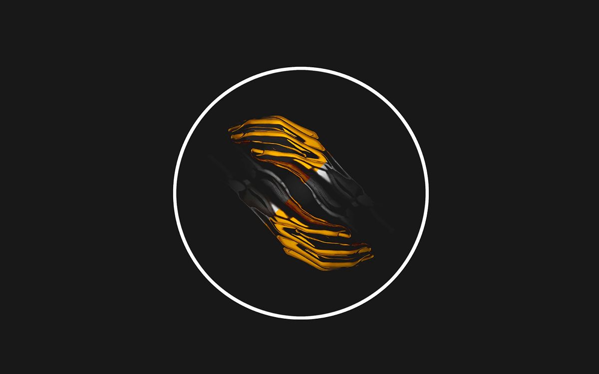 Logotipo de Pájaro Negro y Amarillo. Wallpaper in 5600x3500 Resolution